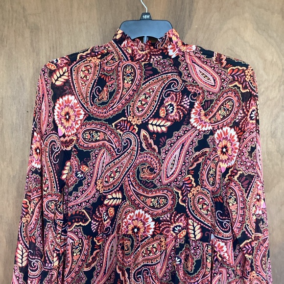 Relisted Harper 241 boho paisley floral print dress 16W - Picture 15 of 16
